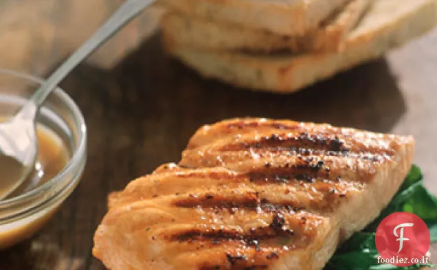Panino al salmone alla griglia