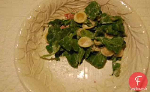 Orecchiette Naptime, Salsiccia e formaggio di capra Insalata