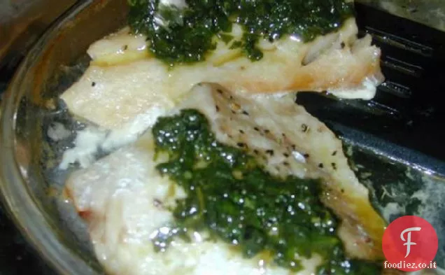 Dentice rosso con erbe