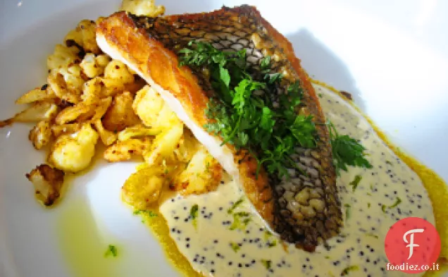 Dentice rosso con Vinaigrette al Basilico