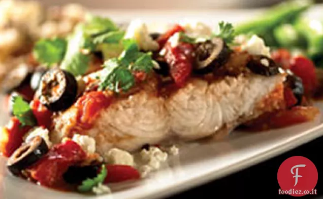 Snapper mediterraneo al forno