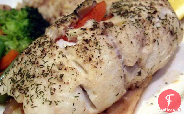 Veggie ripieni di pesce suola