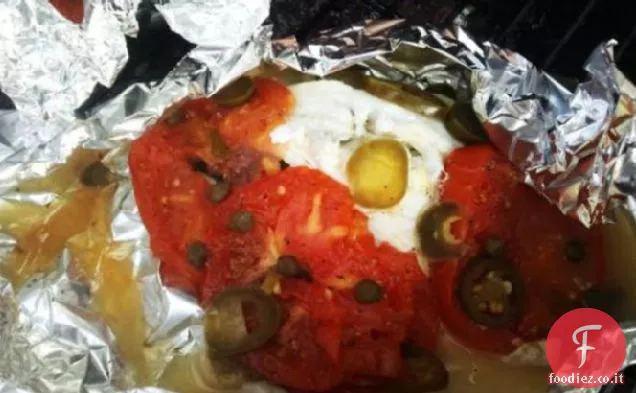 Filetto di Sogliola con Spinaci e Pomodori