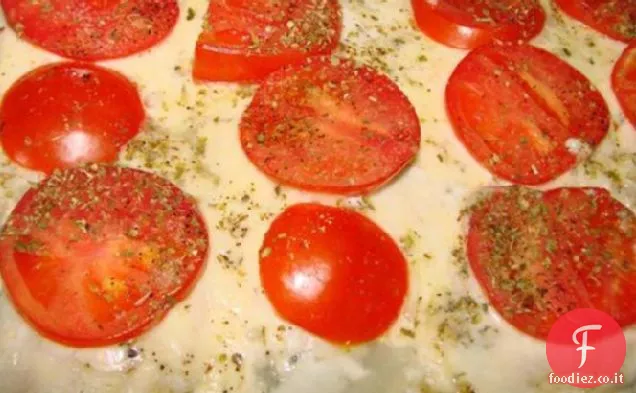 Davvero facile Sogliola al forno con Mozzarella e Pomodoro