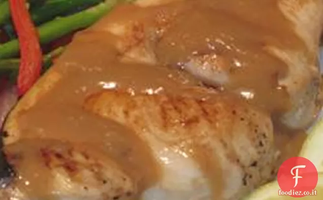 Pesce spada glassato arancione