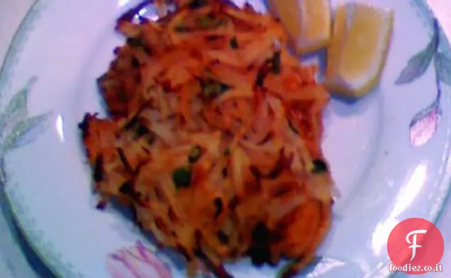 Tilapia piccante in crosta di patate