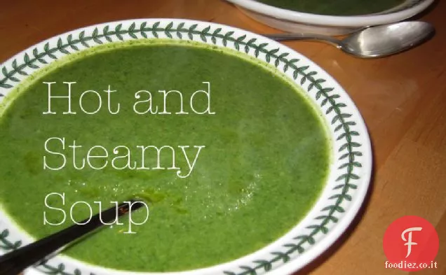 Zuppa di broccoli e rucola