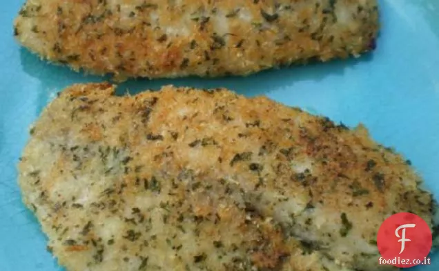 Filetti di tilapia incrostati di Panko