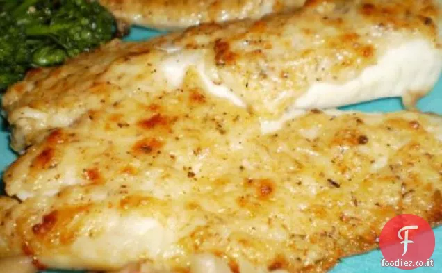 Tilapia alla griglia con Parmigiano