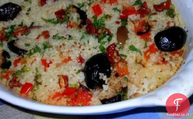 Tilapia incrostata di couscous