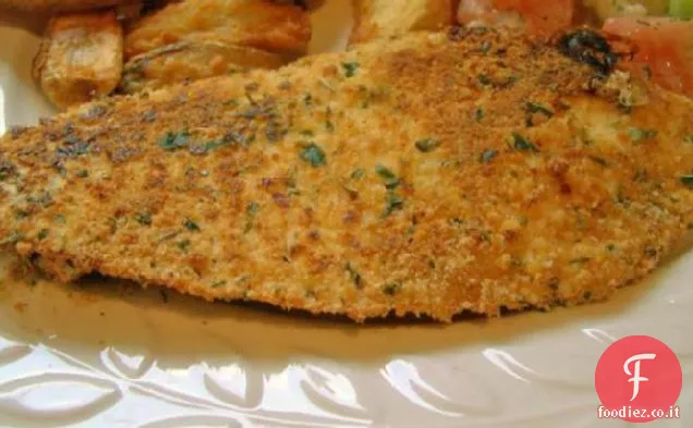 Tilapia di parmigiano al forno