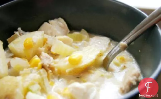 Zuppa di mais Tilapia