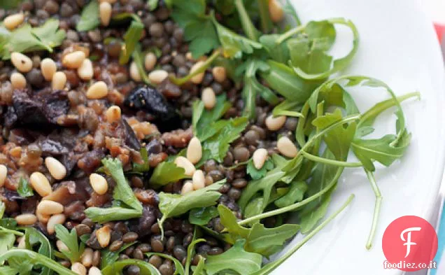 Melanzane, Lenticchie e Rucola