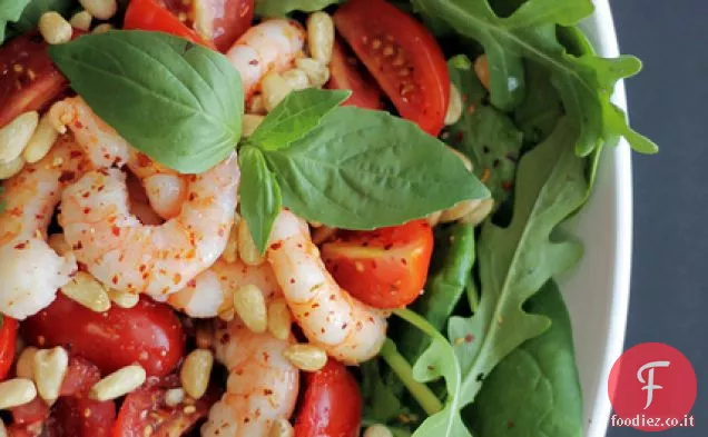 Gamberetti, Pomodorini e Rucola