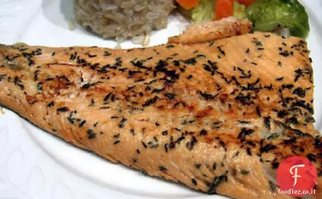 Trota con Lime e Timo