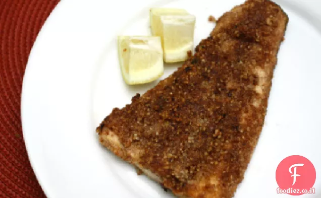 Trota Iridea con Peperoncino rosso e Noci Pecan