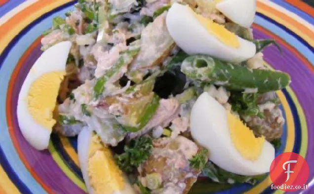 Insalata di patate, tonno e uova (21 giorni di dieta meraviglia: giorno 2 )