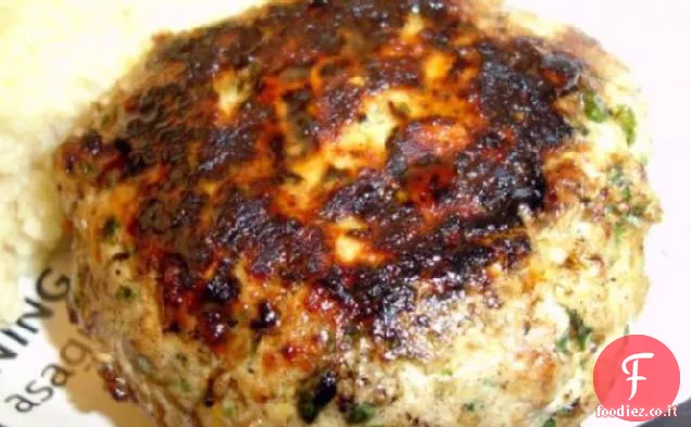 Hamburger di tonno alle erbe con Wasabi (a basso contenuto di grassi e sani)