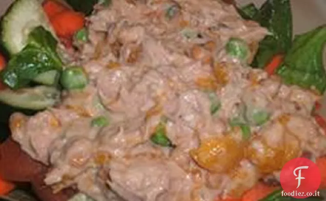 Insalata di tonno allo zenzero arancione