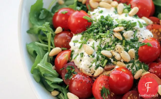 Ricotta, Pomodorini e Rucola