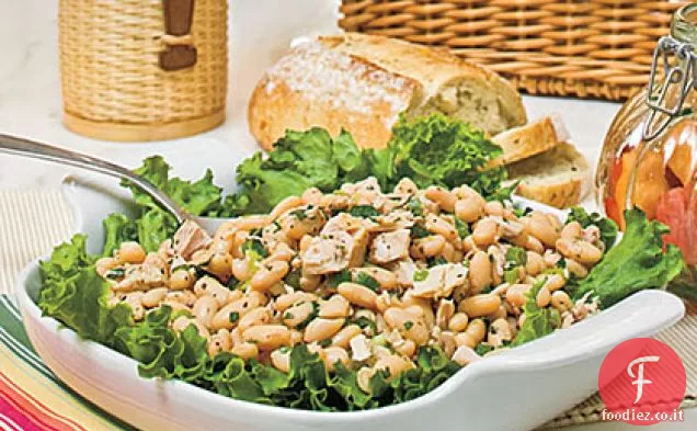 Insalata bianca di fagioli e tonno