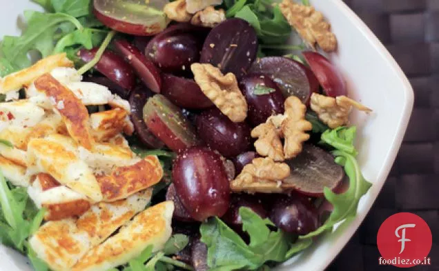 Halloumi, Uva Rossa e Rucola