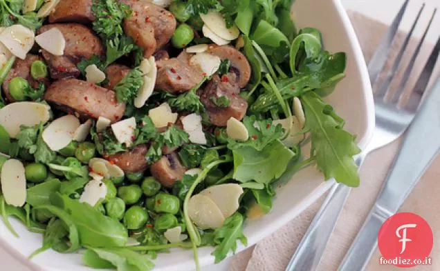 Funghi, Piselli e Rucola
