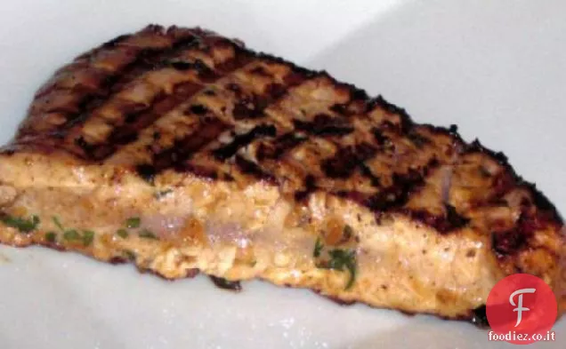 Bistecca di tonno alla griglia marinata