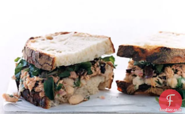 Panini Toscani con Tonno e fagioli