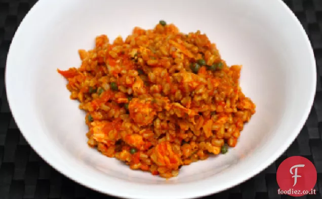 Farro di Lidia Bastianich con Tonno e Pomodori
