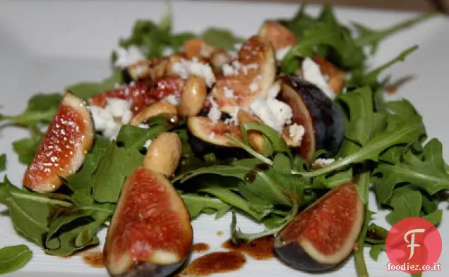 Insalata di rucola con Fichi, Feta e Mandorle Marcona