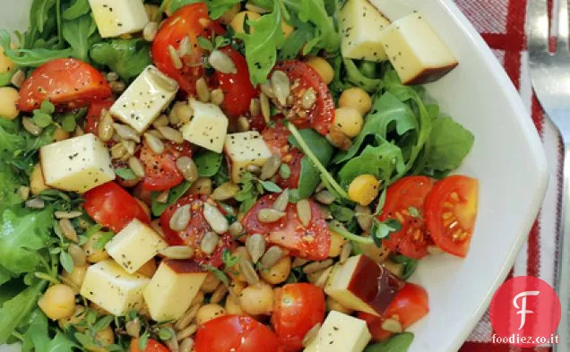 Ceci, Formaggio Affumicato e Pomodori