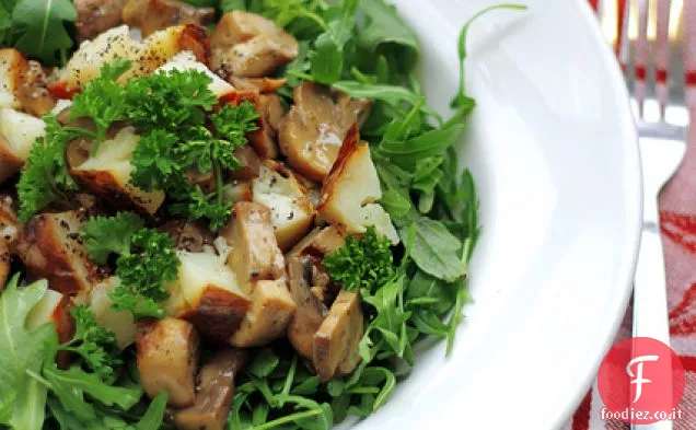 Patate Arrosto, Funghi e Rucola