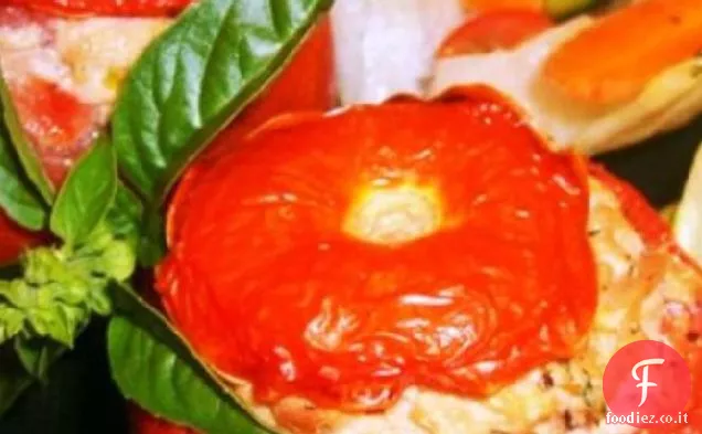 Pomodori ripieni di tonno al forno