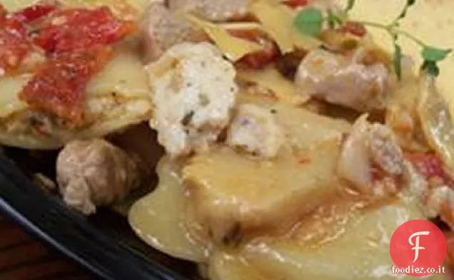 Pasta con Tonno, Pomodori Secchi, Cuori di Carciofo, Limone e Vino Bianco