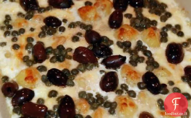 Gnocchi al Forno con Tonno, Olive e Capperi