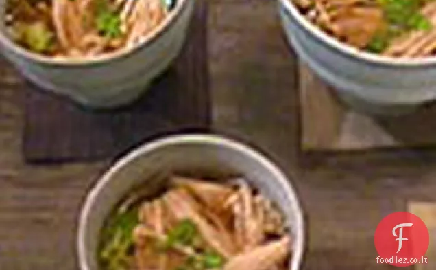 Zuppa di Miso con funghi Enoki