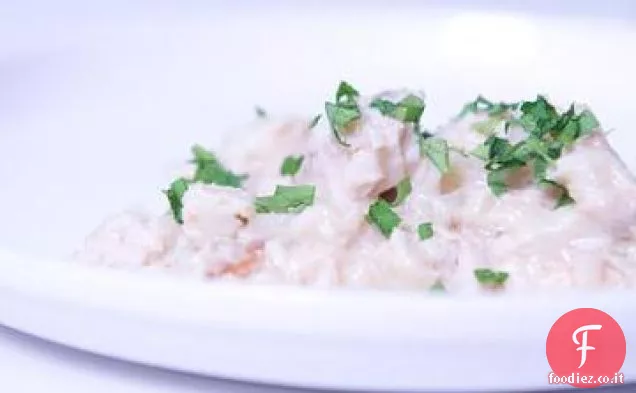 Pesce con salsa di semi di sesamo