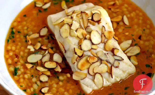 Cena Stasera: Pesce con Cous Cous Zafferano-Pomodoro
