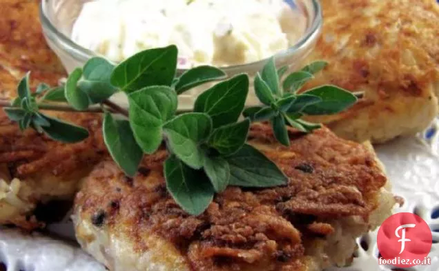 Torte di pesce con salsa alle erbe (tedesco)