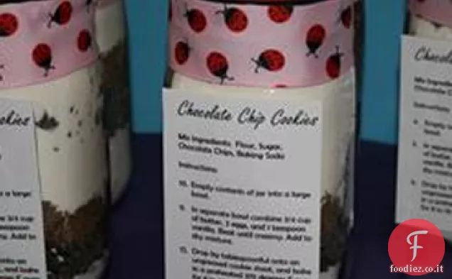 I migliori biscotti al cioccolato di Julia in un barattolo