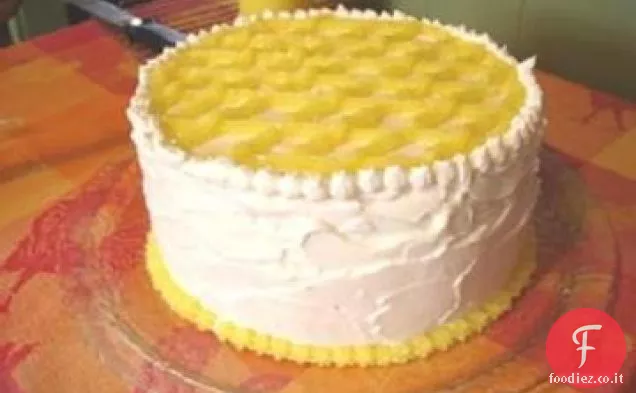 Torta al cioccolato bianco al limone