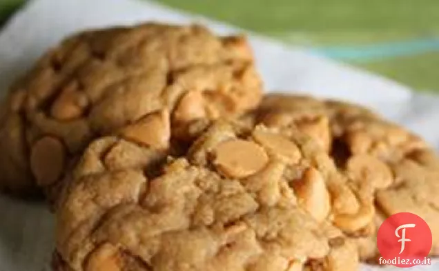 Biscotti al budino con gocce di cioccolato
