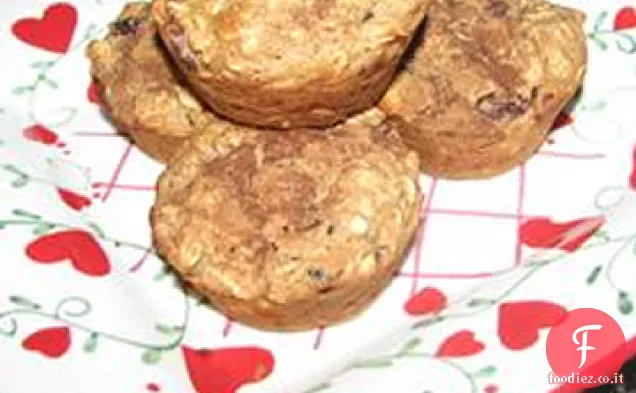 Muffin di mele e avena