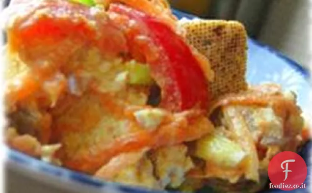 Insalata di tofu al curry