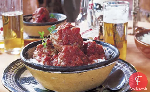 Polpette in salsa di Pomodoro-Serrano Cile