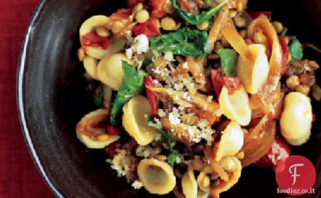 Pasta con Lenticchie e Rucola