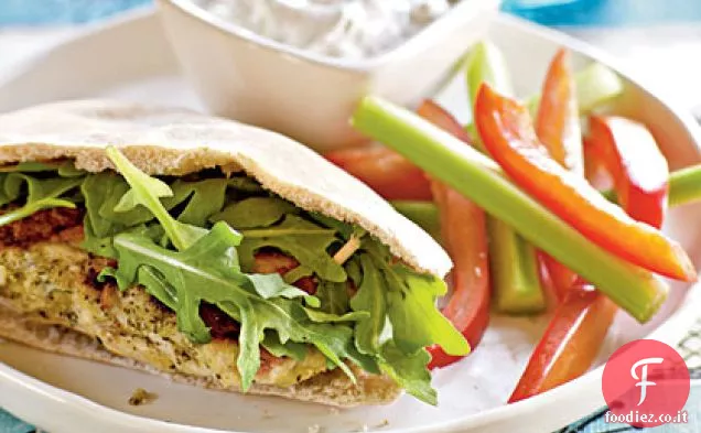 Hamburger di tacchino mediterraneo