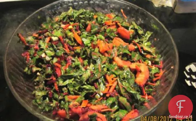 Insalata di barbabietole e cavoli