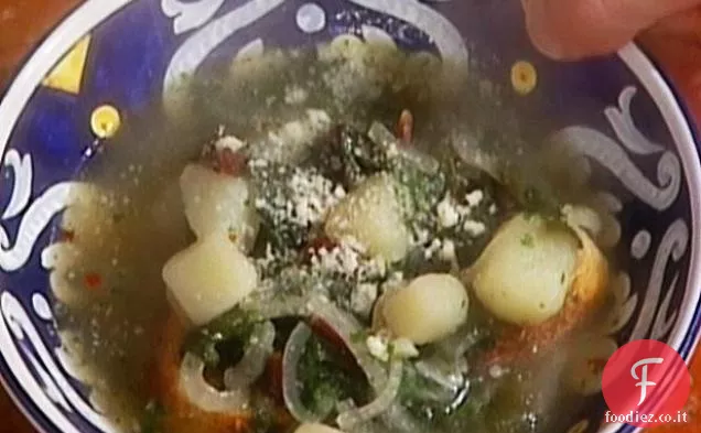 Zuppa di pane della contadina: Cialledd ' alla Contadina